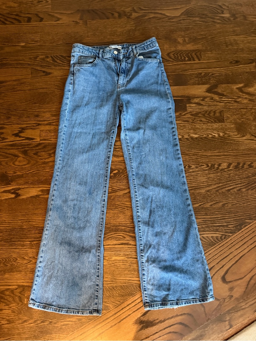 Zara Classic High-Rise Women's Blue Jeans